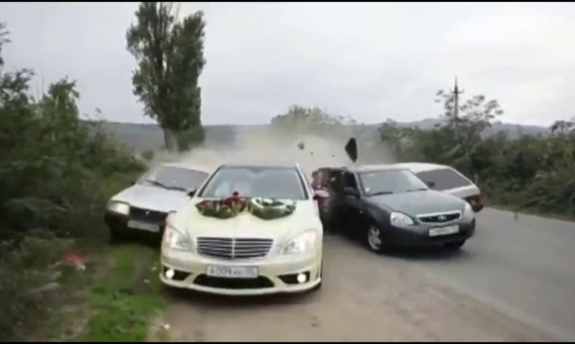 BLOOD WEDDING (Road Rage and Car crashes at the wedding) (with English subs)