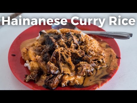 Beach Road Scissor Cut Hainanese Curry Rice in Singapore