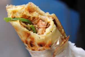 Best Indian Street Food Rolls at Kusum Rolls in Kolkata, India