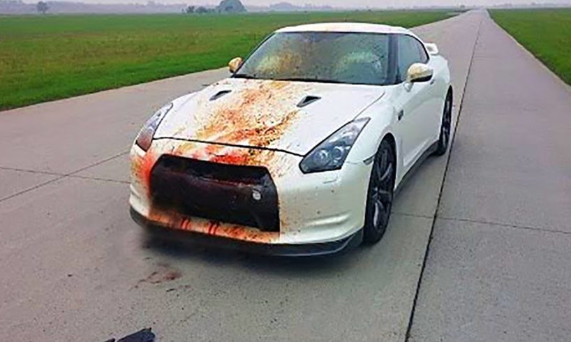 Best of Nissan GT-R CRASH and Epic FAIL