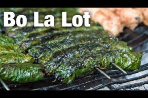 Bo La Lot - Grilled Beef in Piper Lolot Leaves in Saigon