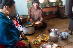 Butter Tea and Sustainable Bhutanese Food at Wangdue Ecolodge, Bhutan (Day 17)