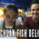 Chinese Food | Eating Sichuan "Paper" Fish With A Local Girl In Chengdu