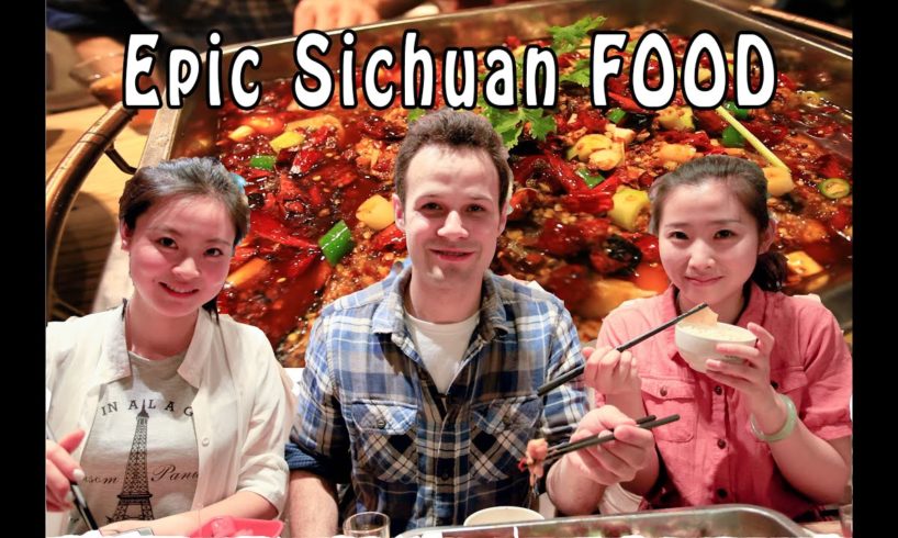 Chinese Food In Sichuan | Duck Head, River Fish, and Rabbit Dry Pot