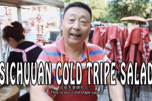 Chinese Street Food in Sichuan | Cold Tripe Salad