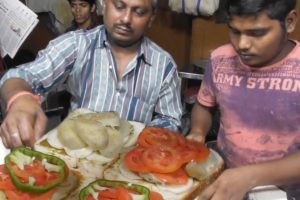 Common But Healthy Grilled Vegetable Sandwich 25 rs | Mumbai Khau Gali Street Food