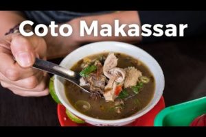 Coto Makassar (Beef Organs Soup) - Delicious Indonesian Street Food in Jakarta, Indonesia