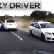 DANGEROUS OVERTAKING! Stupid Crazy Drivers 2017, Extreme Driving Fails, Road Rage And Sounds