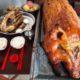 DEEP Chinese Food - Eating Crispy Roast BBQ WHOLE PIG Hog in Rural China 2017!  PORK Heaven!