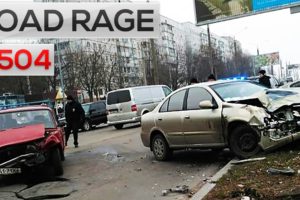 Daily Russian car crashes & Road Rage, Bad drivers compilation #504