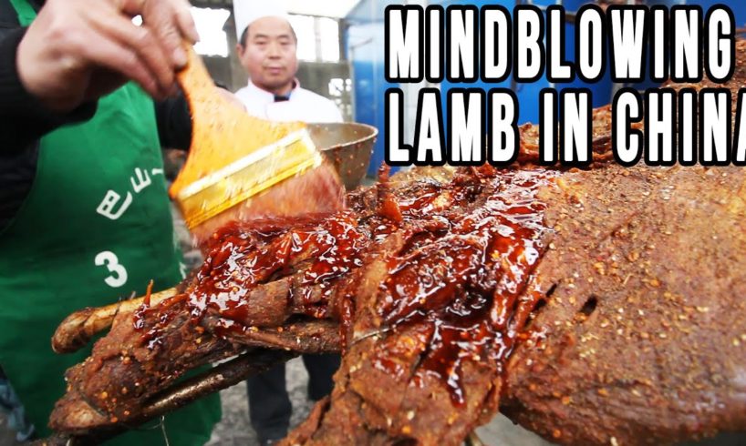 Eating A Whole Roast Lamb in China | Mongolian Food, Sichuan Style