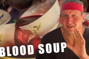 Eating Blood Soup (Tiết canh) in Vietnam!