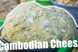 Eating Cambodian Cheese (Prahok) in Siem Reap