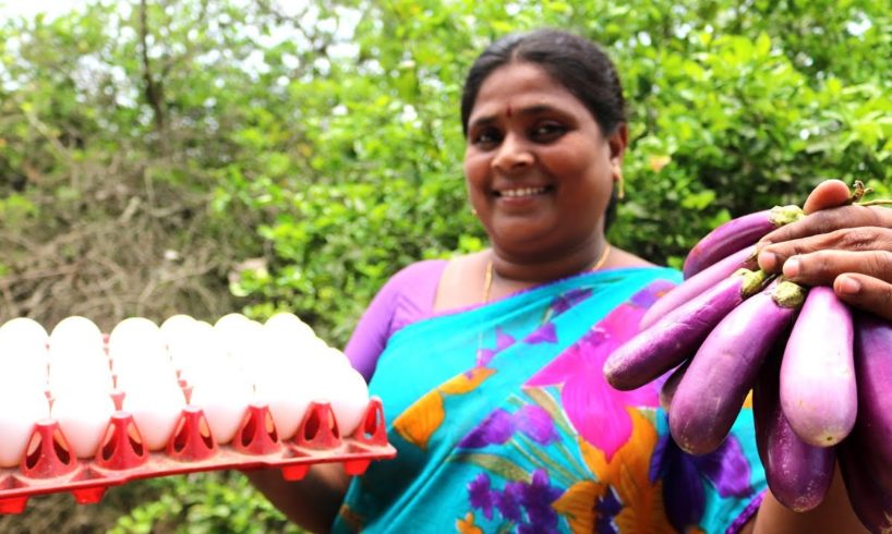 Eggplant Omelette || Brinjal Omelette || Country foods