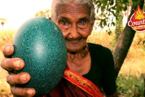 Emu Egg Fry || Healthy Emu Egg Recipe By 106 Years Old Granny