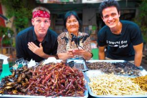 Exotic THAI FOOD Tour in Bangkok with Mark Wiens! Freaky Thai Food + Yummy Face Challenge