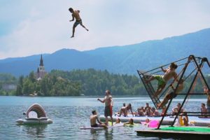 Extreme Russian Swing Flips into a Lake! | Daredevils