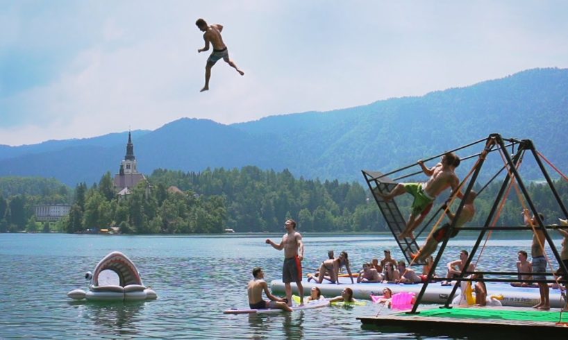 Extreme Russian Swing Flips into a Lake! | Daredevils