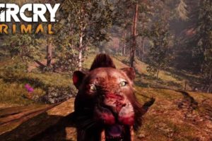 FAR CRY PRIMAL - BloodFang Sabretooth Animal Fight Compilation (PS4) HD