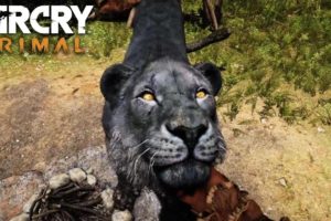 FAR CRY PRIMAL - Rare Black Lion Animal Fight Compilation (PS4) HD
