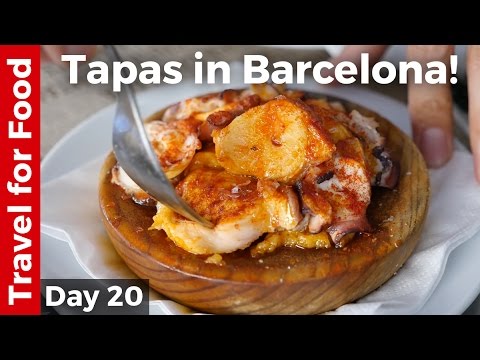 Flying on Lufthansa and First Tapas in Barcelona!