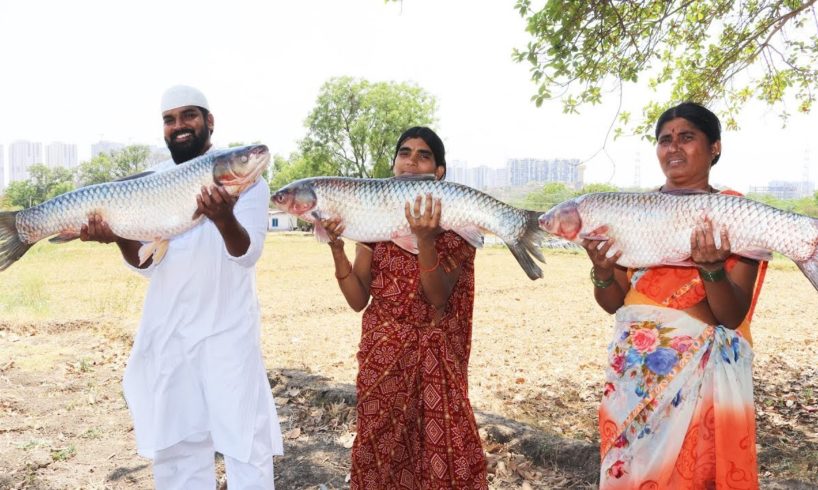 Giant River Fish Recipe || Big Fish Curry For Kids || Nawabs kitchen