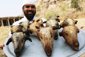 Goat Head Recipe || Tasty Lamb Head Curry || Nawabs kitchen