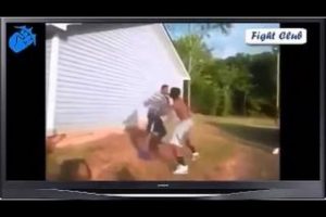 Hood Fighting - Black vs White Fight & Knockout