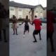 Hood fight in chiraq (one on one turns into brawl then bullets fly)