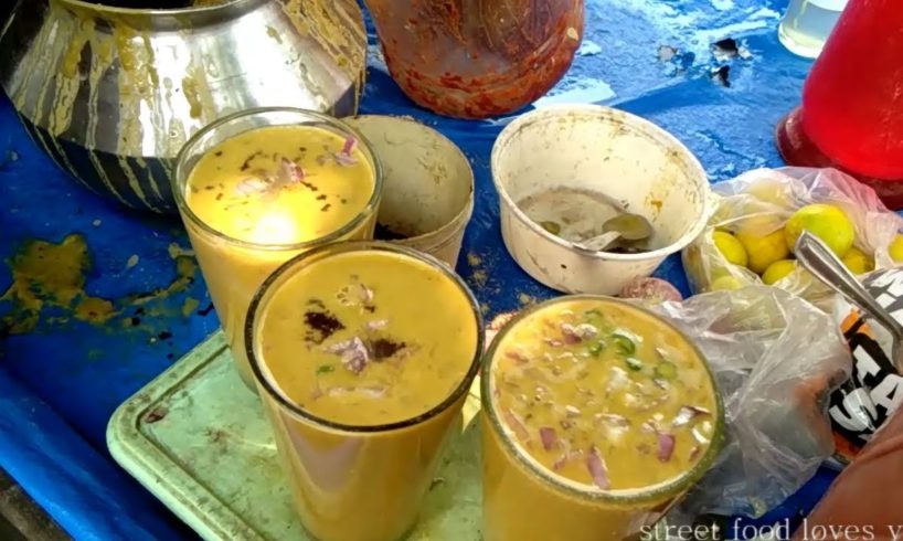 Indian/Kolkata Street Food  - Sattu Drink (Tasty Healthy Drink) Very Common Street Food in India