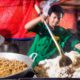 Indonesian Street Food - GIANT Fried Rice in Jakarta, Indonesia (Nasi Goreng Kambing Kebon Sirih)!