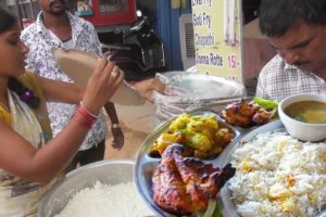 It's a Lunch time in Hyderabad | Chicken Rice Starting @ 50 Rs Only | Street Food India