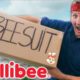 Jollibee review on a MOTORBIKE in a BEE SUIT! Exclusive Vietnam Jollibee Menu