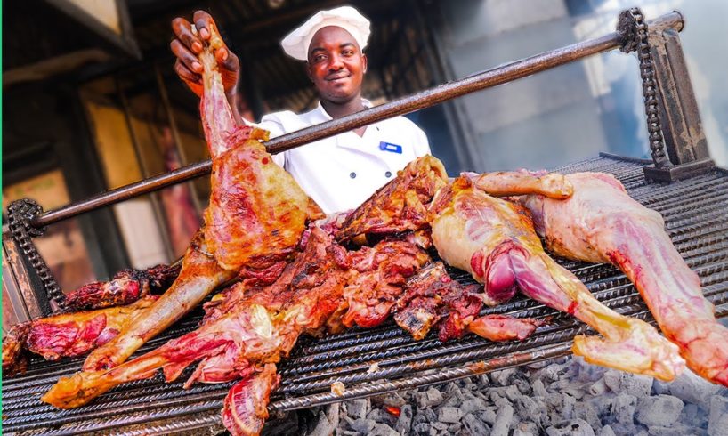 Kenyan MEAT TOUR in Nairobi!!! BOILED COW HEAD & Nyama Choma!!!