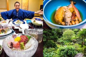 LUXURY JAPANESE FOOD - Multi-course Kaiseki at Traditional Onsen Hotel in Hakone, Japan!