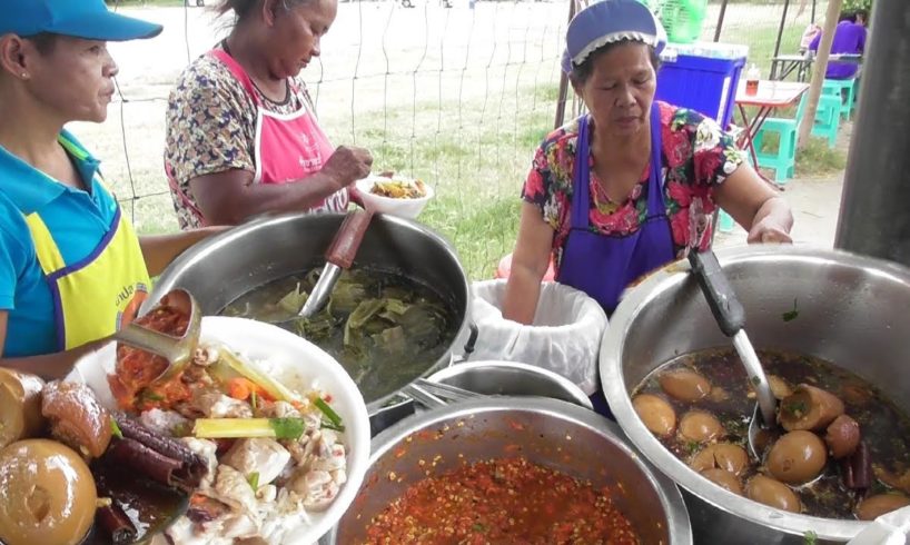 Ladies Manage All | It's a Thai Lunch Time (Rice /Bamboo Fish Curry/Egg Pork Curry/ Vegetables)