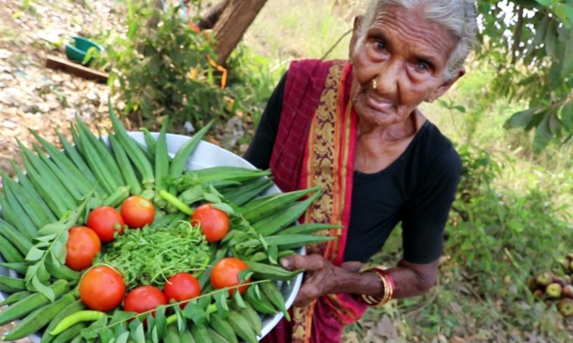 Lady's finger fry Recipe by my 106 Years Old Granny !