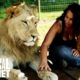 Lions Treat Woman Like the Leader of Their Pride