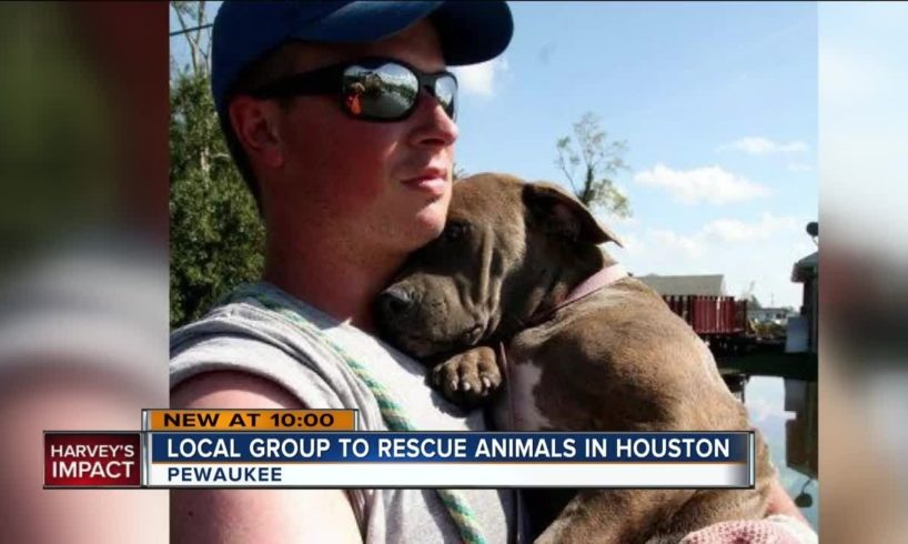 Local animal rescue group heads to Houston