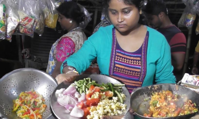 Making Egg Chicken Pasta | I am Sure The Taste Can Beat Any Costly Restaurant | Street Food India