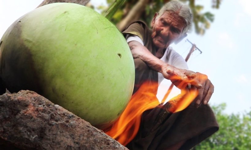 My 105 years Grandma's Village Style  Chicken Curry | Bottle gourd Chicken Recipe | Country Foods