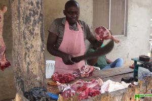 Nyama Choma: Tanzanian Roasted Goat - African Street Food!