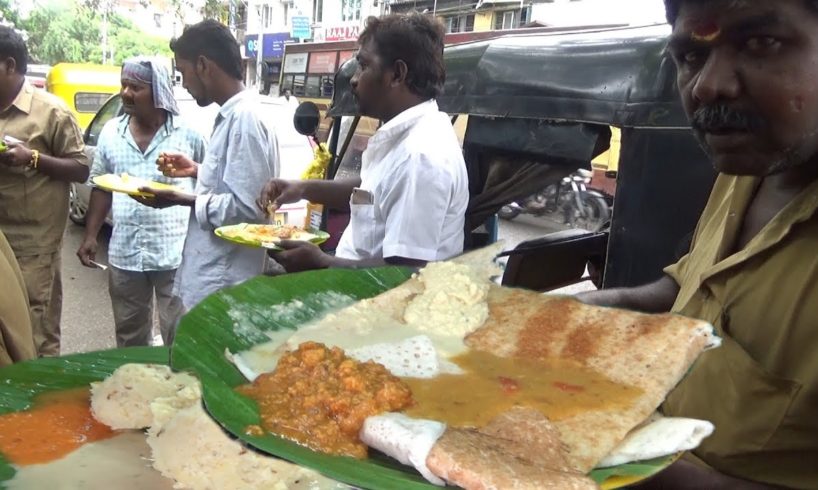 Pongal Rice with Free Vada @ 25 rs & Big Size Plain Dosa @ 35 rs | Breakfast Chennai Triplicane