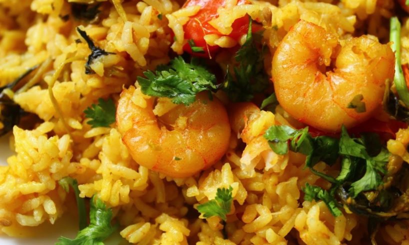 Prawns Biryani For 100 People - Restaurant  Style Prawns Recipe - Country Foods