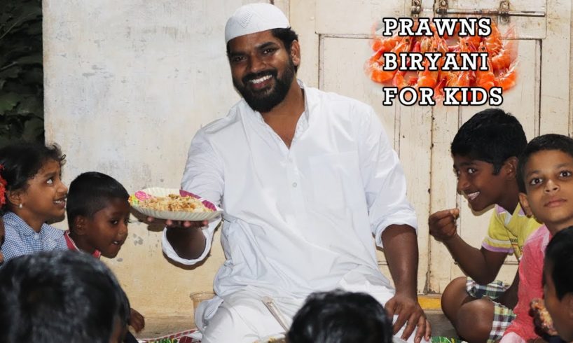 Prawns Biryani For Hungry Kids||Nawabs Kitchen||