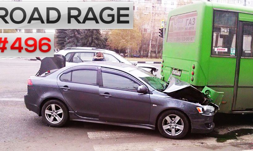 ROAD RAGE & CAR CRASHES, Bad drivers compilation #496