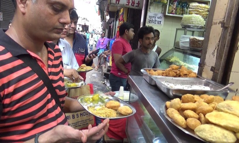 Raj Kachori Chaat 40 rs & Khasta Kachori Chaat 50 rs Per Plate | Borobazar Kolkata Street Food