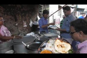 Roti (Bread) and Vegetables Only 20 Rs | Kolkata Street Food Loves You | Street Food India