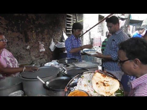 Roti (Bread) and Vegetables Only 20 Rs | Kolkata Street Food Loves You | Street Food India