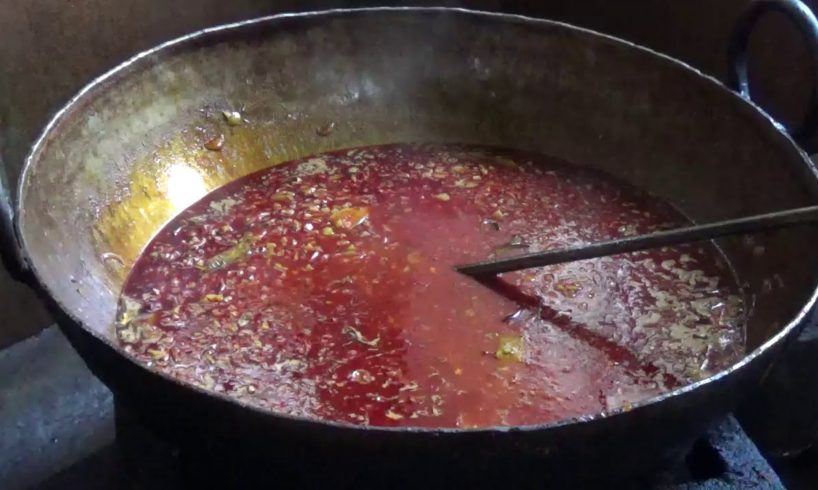 Street Food India | Preparing Spicy Ghugni (Yellow Peas Curry) for 100's Peoples in My Village